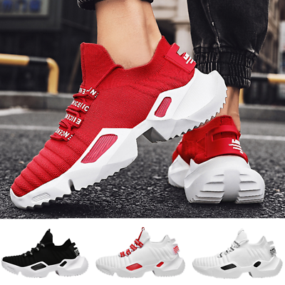 Bargain sales Fashion Men's Athletic Sneakers Fashion Sports Running Tennis Shoes Jogging Gym