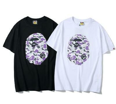Bargain sales Casual Fashion Men's Purple Monkey head  Sport Comfortable T-Shirt 2Colors