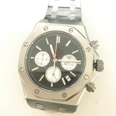 Bargain sales Corgeut  watch men luxury steel quartz watch men business chronograph watch