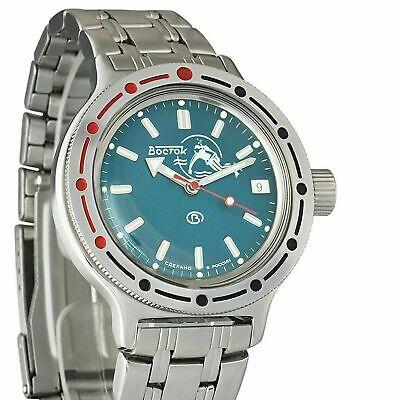 Bargain sales Vostok Amphibian 420059 Watch Scuba Dude Military Diver Russian Automatic Blue