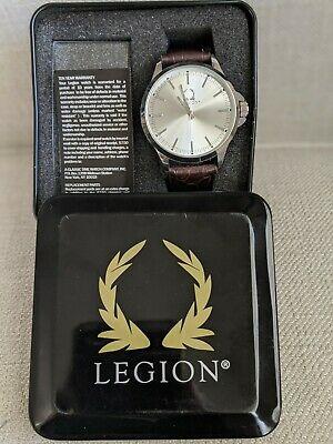 Bargain sales Legion Men's Watch Brown Leather Strap Watch