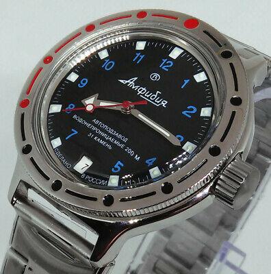 Bargain sales VOSTOK AMPHIBIAN NEW 420268 / 2416 RUSSIAN MILITARY DIVERS AUTOMATIC WATCH