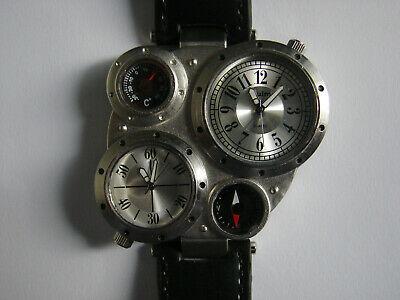 Bargain sales Oulm Men's watch Compass + sports casual men's watch with thermometer