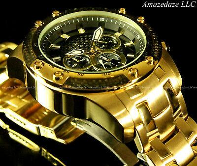 Bargain sales NEW Invicta Mens 50mm SPEEDWAY SCUBA Chronograph Sapphire BLACK DIAL SS Watch