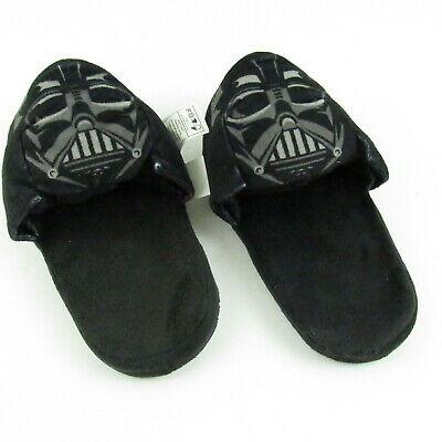 Bargain sales Darth Vader Star Wars Slippers Boys Size L XL Black Slip On House Shoes Youth