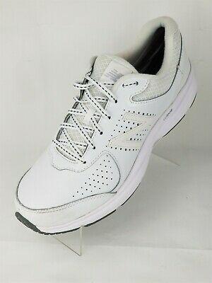 Bargain sales New Balance 411 Women's Walking Shoes WW411WT2 White Leather Sz 11 B