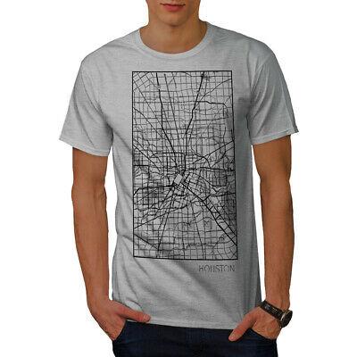 Bargain sales Wellcoda Houston City Map Fashion Mens T-shirt, Town Graphic Design Printed Tee