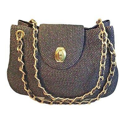 Bargain sales ERIC JAVITS NEW YORK Women’s Shenia Flap Satchel/Shoulder Bag With Chain Strap