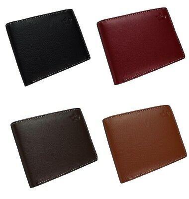 Bargain sales Mens Wallet Money Card Holder ID Window Travel Leather pu Black Cream Coins 300