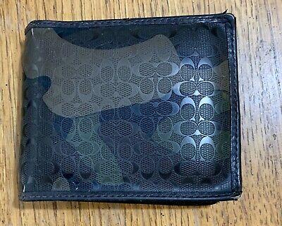Bargain sales COACH Men's Wallet Camo Used w/o box