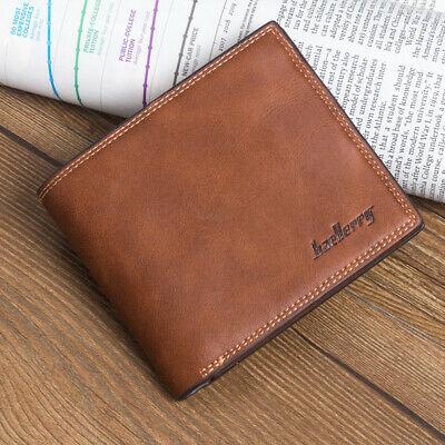 Bargain sales Men's Wallet PU Leather Baellerry Short Bifold Wallet for Men Credit Card Holder