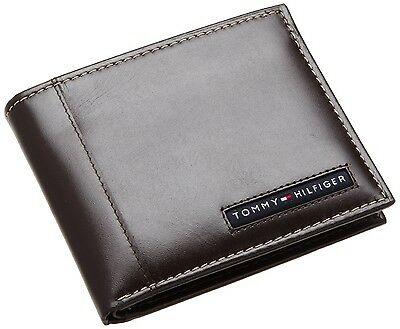 Bargain sales NEW TOMMY HILFIGER MEN'S LEATHER CREDIT CARD WALLET PASSCASE BILLFOLD 5675-02