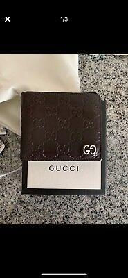 Bargain sales Men’s Brown Leather Gucci Wallet