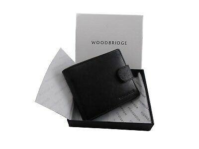 Bargain sales Men's Wood Bridge Designer Genuine Leather Wallet ID Card Holder Purse Gift Box
