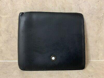 Bargain sales Montblanc 8cc Leather Men's Wallet - Black