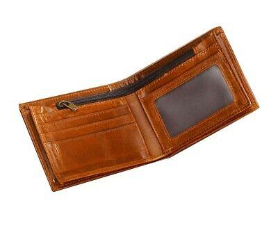 Bargain sales Men's Wallet Crazy Horse Leather Cowhide Short Wallet Retro Casual ID Coin Purse