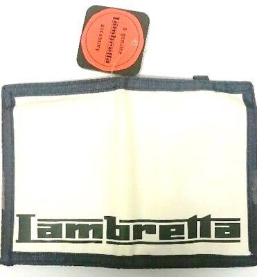 Bargain sales Men's Bi-Fold White Nylon Wallet Credit Cards Money Holder LAMBRETTA