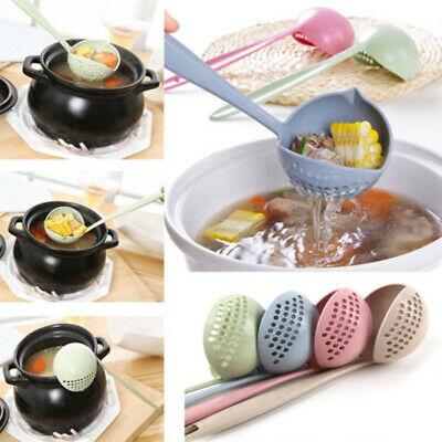 Bargain sales 2 in 1 Long Handled Spoon Soup Tableware Dinnerware Cooking Kitchen Gadgets Tool