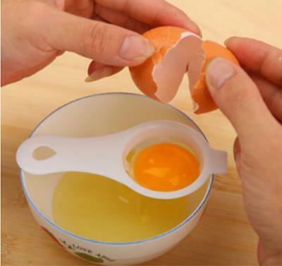 Bargain sales 3Pcs/pack Home Kitchen Gadget Egg Yolk Divider Separator Holder Sieve Tool WE