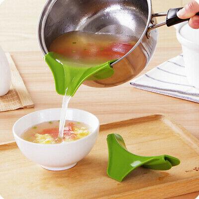 Bargain sales 1Pc New Silicone Soup Funnel Kitchen Gadget Tools Water Deflector  N_ES