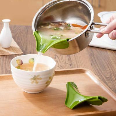 Bargain sales Silicone Pour Soup Funnel Kitchen Gadget Tools Water Deflector Cooking Tool m0y
