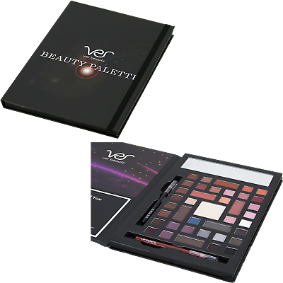 Bargain sales Makeup Beauty Book Eyeshadow Face Powder Eyebrow Lipliner Eyeliner with Mirror
