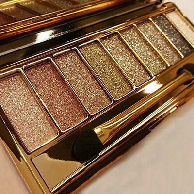 Bargain sales Beauty Makeup Glitter Eyeshadow Powder Eye Shadow Palette Cosmetics Brush Set