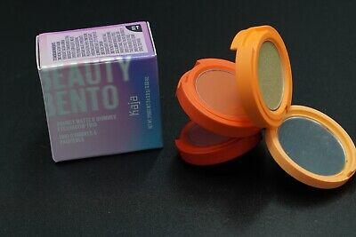 Bargain sales Kaja Beauty Bento Bouncy Matte & Shimmer Eyeshadow Trio 06 Poppy Champagne -BNIB
