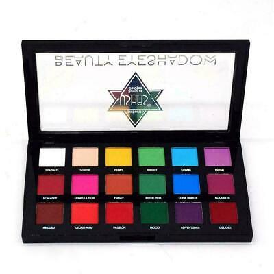 Bargain sales 18 Shades Neon Eye Shadow Palette Powder Pigmente Matte Makeup Beauty G8W9