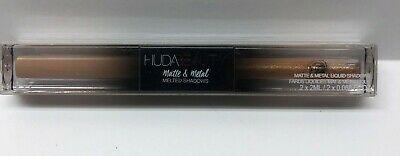 Bargain sales Huda Beauty Matte & Metal Melted Shadows Faux Fur & Bamboo Hoops