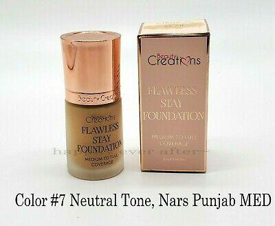 Bargain sales Beauty Creations Flawless Long Stay Foundation - Hydrating Vitamin E -Color #7