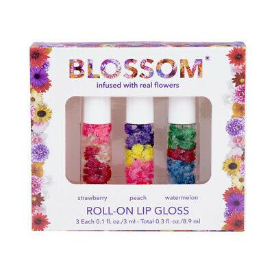 Bargain sales Blossom Beauty - 3 Piece Gift Set - Mini Roll-On Lip Gloss