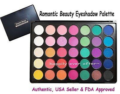 Bargain sales Romantic Beauty 35 Color Eye Shadow Palette- Highly Pigmented & New  #E302