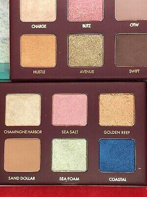 Bargain sales 2 X Wander Beauty Wanderess RUSH+SEASCAPE Eyeshadow Palette NEWInBox 6 Shades ea