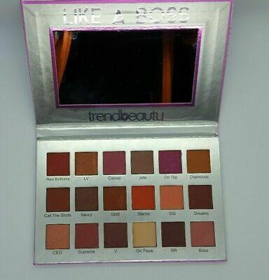 Bargain sales Trend Beauty Like A Boss  18 Shades Eyeshadow Palette Matte/Shimmer