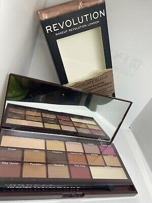 Bargain sales Revolution Beauty London I Heart Chocolate Elixir Eyeshadow Palette 22g NIB