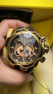 Bargain sales Invicta Reserve Venom Bulldog Men's 52mm Gold-Tone Swiss Chronograph Watch 30350