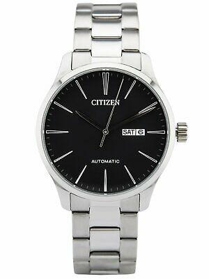 Bargain sales Citizen NH8350-83E Men Automatic Stainless Steel Analog Black Day Date Watch