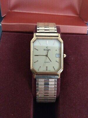 Bargain sales Vintage Elgin Men's 10KT RGP Wrist Watch Admiral
