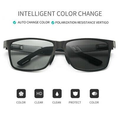 Bargain sales Aluminum Mens Polarized Photochromic sunglasses Pilot Chameleon Driving Glasses