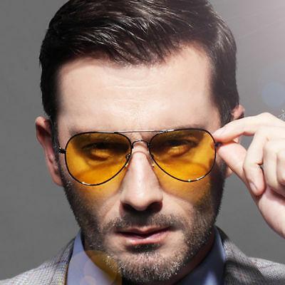 Bargain sales Car Driving Night Vision glasses Sunglasses Yellow Lens Eyewear Pilot Aviator