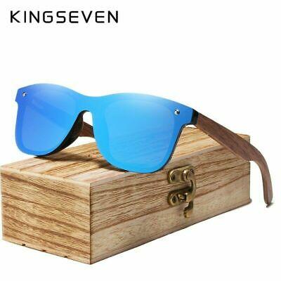 Bargain sales KINGSEVEN Natural Wooden Sunglasses Men Polarized Fashion Original Sun Glasses