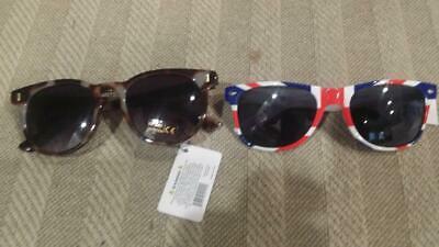 Bargain sales 2 British Flag Sun Glasses with a Fashion Beach Driving Sun Glasses Unisex