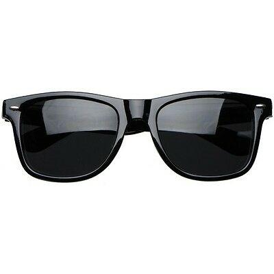 Bargain sales Men Women Sunglasses Vintage Fashion Unisex Style Black Frame  Dark Lens