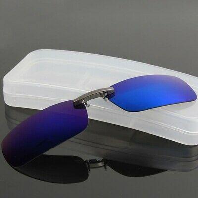 Bargain sales Men's Sunglasses Polarized Clip On Driving Night Vision Lens Sun Glasses Male