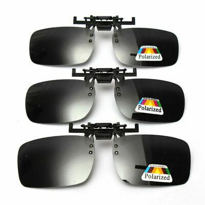 Bargain sales Polarized Light Flip-up Clip-on Lenses Black Sunglasses UV400 Driving Glasses