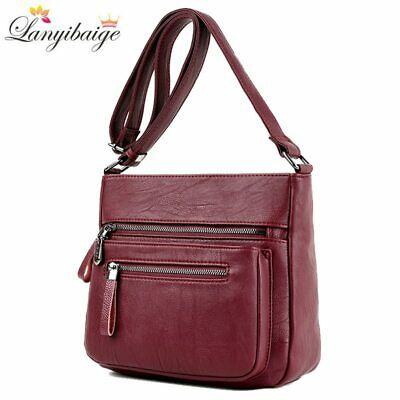 Bargain sales Women's Messenger Hobo Bag Genuine Leather Handbag Shoulder Tote Purse Crossbody