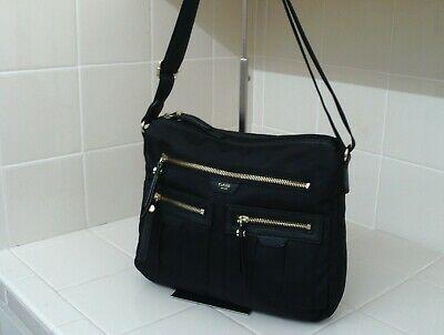 Bargain sales EUC  TUTILO NEW YORK Handbag/ Crossbody/ Shoulder Bag/ Purse Black  Nylon