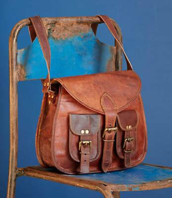 Bargain sales New Hobo Purse Women Bag Vintage Brown Leather Messenger Cross Body Handmade Bag