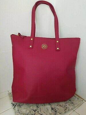 Bargain sales Joy Mangano Leather Tote Bag